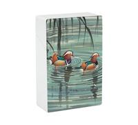 Chinese Style Mandarin Ducks Cigarette Case Portable Novelty Cigarette Packing Box Crush Proof Waterproof Cigarette Box Novelty Gifts for Friend