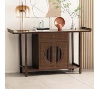 Chinese Style Offering Table with Drawer Personal Altar for Meditation & Prayer Elegant Home Decor Support for Spiritual Practice Decorative Furniture Piece