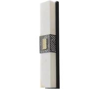 Chinese-Style Outdoor Wall Lamp - Decorative Metal Lighting with Imitation Marble Finish for Villa and Garden Entrance