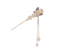 Chinese Style Pearl Butterfly Hairpin Women's Step Shake Tassel Hairpin