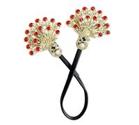 Chinese Style Peefowl Curler - Elegant Donut Hair Shaper, Fashionable Hairstyle Making Tool | Vintage Inspired Hair Styling Accessory, Creative Bun Formation -Solution For Female Girls Festival