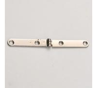 Chinese Style Rounded Corners Silver 78 * 7mm Iron Sheet Flat Hinge Wooden Box Hinge Packaging Iron Sheet Thickness 1mm(Silver-10pcs)