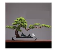 Chinese Style Simulation Welcoming Pine Ornaments Living Room Porch Tea Root Carving Zen Space Desktop Decorations Fake Plants