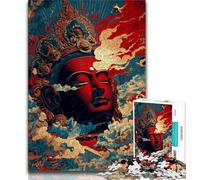 Chinese Style Snake Jigsaw Puzzles for Teenagers 1000 Jigsaws,Learning Educational Toys Family Games with Matching Poster And Trivia Sheet (38x26cm)