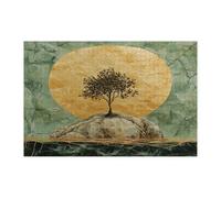 Chinese Style Tree Jigsaw Puzzles for Adults 1000 Piece, Asia Japanese Tree Wooden Printed Puzzles, Cool Japan Pattern Decorations for Entertainment Party