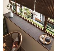 Chinese Style Window Sill Mat Customized, DustProof Windows Ledge Protector Cover, Waterproof Liner Pad Guard with Non-Slip Backing(30x180cm)