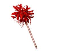 Chinese Styles Artificial Flower Hair Clip Long Tassels Side Barrette Wedding Hair Decoration Hair Styling Decoration