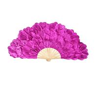 Chinese Styles Elegant Handmade Large Peony Petal Dance Fan For Dancers Performances And Traditional Culture Enthusiasts Large Peony Petal Dance Fan