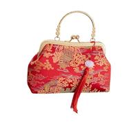Chinese Styles Embroidered Women ' s Handbag Themed Evening Purse with Chain Strap Handheld Shoulder Bag for Women Girls Dinner Bag