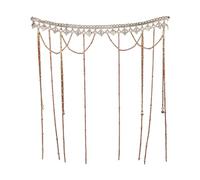 Chinese Styles Face Curtain Fringed Forehead Headbands Ancient Hair Jewelry Decorative for Stage Dancer Chinese Styles Curtain