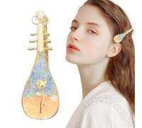 Chinese Styles Flower Hair Clip - Traditional Floral Hairpin, Chinese Hair Accessory | Elegant Handcrafted Flower Clip for Women, Vintage Floral Hairpin for Weddings, Parties, and Daily Wear