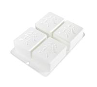 Chinese Styles Fortunes Mousses Cake Moulds 4/9 Cavity Silicone Baking Tray for Chocolate Candle Making Traditional Design with Multi-Purpose Kitchen Tool Luck