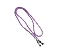 Chinese Styles Glass Beaded Eyeglass Chain Retro Design Lightweight Glasses Chain Comfortable for Daily Wear Artistic Glass Eyeglass Holder Necklace