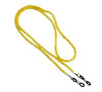 Chinese Styles Glass Beaded Eyeglass Chain Retro Design Lightweight Glasses Chain Comfortable for Daily Wear Artistic Glass Eyeglass Holder Necklace