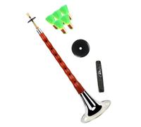 Chinese Suona Handmade Chinese Folk Wooden Suona Wind Musical Instrument For Adults Suona Set(Color:Mahogany)