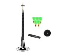 Chinese Suona Instrument Handmade Loud Chinese Folk Wind Musical Instrument For Beginners Music Students High Pitch Suona for Beginner (Color : Ebony)