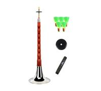 Chinese Suona Instrument Handmade Loud Folk Wind Musical Instrument For Adults Beginners Music Students High Pitch (Color : Crimson)