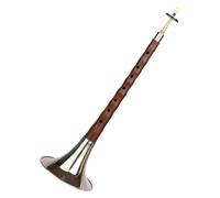Chinese Suona Instrument, Suona For Beginners Black Sandalwood Pole D Key Suona Chinese Adult Playing National Suona Musical Instrument Suona Instrument(Silver)