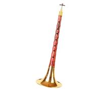 Chinese Suona Instrument, Suona For Beginners High-end Mahogany Suona Musical Instrument Set For Beginners And Professional Playing Type Suona Horn Suona Instrument(A flat)