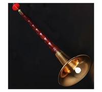 Chinese Suona Instrument, Suona For Beginners Old Mahogany Suona Playing Type Traditional Ethnic Suona Musical Instrument With Accessories Suona Instrument