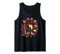 Chinese Symbols China Characters Chinese Signs Tank Top