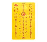 Chinese Tai Sui Card - 2026 Small Double-Sided Keepsake - Portable New Year Wallet Decoration,for Adults Men Family Wealth Harmony Prosperity Success Travel Home Holiday
