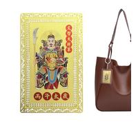 Chinese Tai Sui Card - Copper Blessing Charm Keepsake | Tai Sui Good Luck Card,for Luck Harmony Prosperity Success