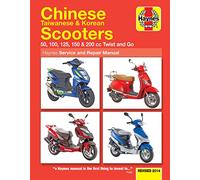 Chinese, Taiwanese & Korean Scooters 50cc, 125cc & 150cc (04-14) Haynes Repair Manual