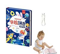 Chinese Talking Book - 19.6x26.6cm Coated Paper | Book With Interactive Talking Activities - Electronic Speech Books | Electronic Mathematics - English Learning Books Education Toys Apprenticeship