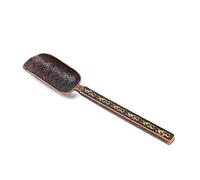 Chinese Tea Teaspoon, Spoon Kung Fu Teaware Teaspoons Dispenser Leaf Spatula(Brown)