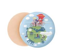 Chinese The Great Wall Art Air Cushion Makeup Foundation Sponge Powder Puff