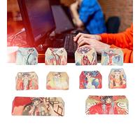 Chinese Themed PBT Keycaps with Thermal Sublimation for DIY Mechanical Keyboards
