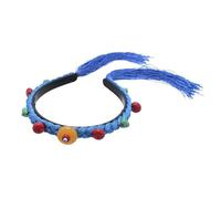 Chinese Tibetan Ethnic Handmade Hairband Women Creative Cute Delicate Simulation Wigs Braids Shape Headpieces Synthetics Hair Headbands for Women Synthetics Hair Braideds Headband