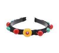 Chinese Tibetan Ethnic Handmade Hairband Women Creative Cute Delicate Simulation Wigs Braids Shape Headpieces Synthetics Hair Headbands for Women Synthetics Hair Braideds Headband