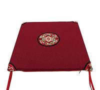 Chinese Ties Seat Pads,Chinese Embroidery Dining Chair Cushion ,Chinese Style Embroidery Dining Chair Cushions Indoor Office Kitchen Chair Pads-D 50x50x2.5cm(20x20x1inch) ( Color : C , Size : 45x37x2.