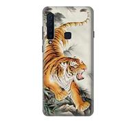 Chinese Tiger Brush Painting Case Cover For Samsung Galaxy A9 (2018), A9 Star Pro, A9s