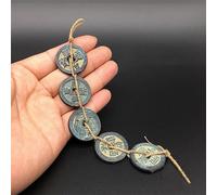 Chinese Tradition Copper Antique Coins Travel Car Hanging Decor