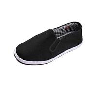 Chinese Traditional Beijing Style Shoes Kung Fu Tai Chi Shoes Rubber Sole Unisex Black Martial Arts Kung Fu Shoes Tai Chi Shoes Chinese Traditional Old Beijing Rubber Sole Shoes, Dark grey 2, 46 EU