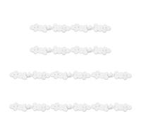 Chinese Traditional Button Sewing Crafted Buttons Sew on for Handcraft Cheongsam Embellishment White Professional Tailor Supplies