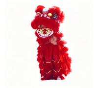 Chinese Traditional Dragon and Lion Dance, Lion Dance Mascot Costume for 39-73 in, Can Blink