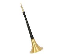 Chinese Traditional Folk Suona Horn Ebony Rod Brass Bowl Suona Horn Instrument With Accessories Suona Set (Color : 31cm)