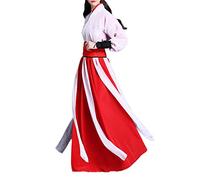 Chinese Traditional Hanfu Dress Ancient Swordman Kungfu Suit Adult Tang Dynasty Costume Knight Martial Arts Clothing Outfi (22# White, M)