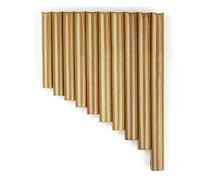 Chinese Traditional Musical Instrument 10 Pipes Pan Flute C Key Quality Pan Pipes Woodwind Instrument Bamboo Pan Flute (Color : Right hand)