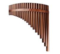 Chinese Traditional Musical Instrument 22 Pipes Pan Flute C Key Quality Woodwind Bamboo Handmade (Color : Left)