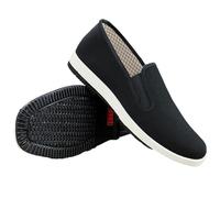 Chinese Traditional Old Beijing Shoe,Martial Arts Canvas Footwear,Kung Fu Taichi Shoes,Chinese Lightweight Cloth Shoe,Old Beijing Shoes,Breathable,for Daily Training Morning Exercises Black a