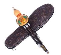 Chinese Traditions Hulusi Handmade Cucurbit Flute Professional Playing Gourd Flute For Beginner Gourd Instrument