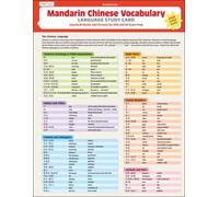 Chinese Vocabulary Language Study Card : Essential Words and Phrases for AP and HSK Exam Prep (Includes Online Audio)
