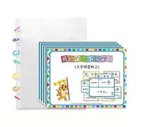 Chinese Vocabulary Study Cards,Chinese Characters With Picture,Mandarin Flashs Cards,Long-Lasting Use,Brightly Colored,Suitable For Home And School