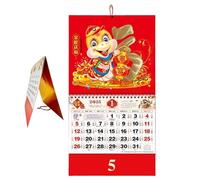 Chinese Wall Calendar 2025 | Spring Festival Wall Calendar, Chinese Lunar Calendar, Wall Calendar 'Year of the Snake Year, Chinese New Year Monthly Calendar for C