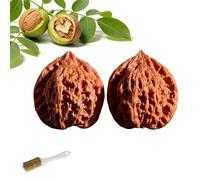 Chinese Walnut, Wenwan Walnut, Comes With Gift Box And Cleaning Brush, A Traditional Stress-Relieving Hand Toy That Helps Relax And Improve Concentration, A For Friends (B 39-40mm)